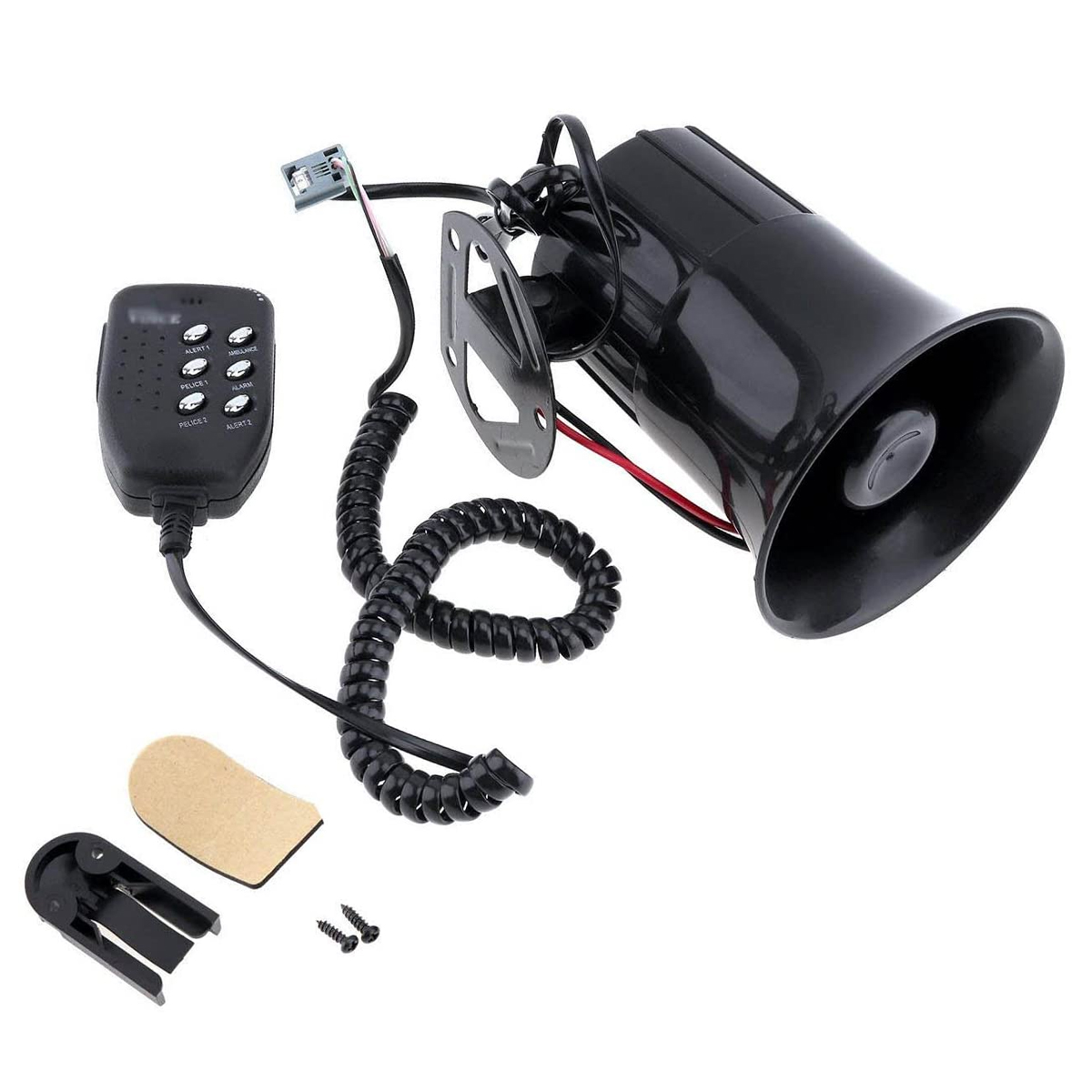 12V-100W-6-Sound-Loud-Car-Warning-Alarm-Police-Fire-Siren-Air-Horn-PA-Speaker-1750427