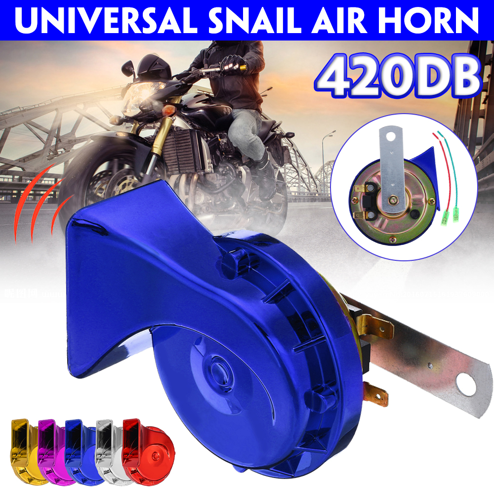 12V-115dB-Snail-Air-Horn-Siren-Loud-Waterproof-For-Truck-Motorcycle-Car-Universal-1749408