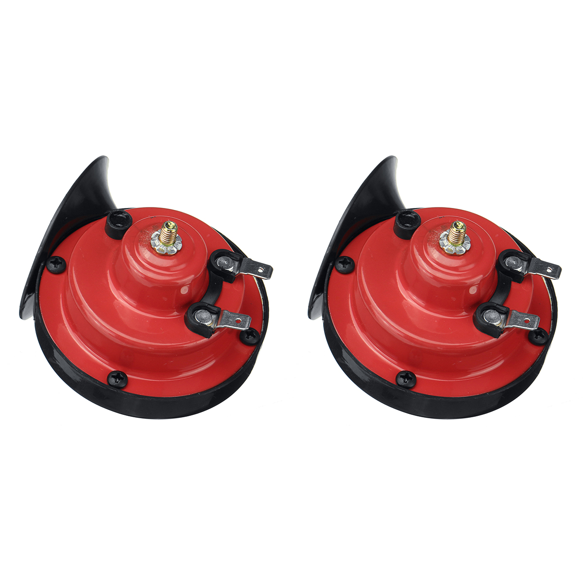 12V-300dB-Dual-Tone-Air-Snail-Horns-Loud-Siren-For-Car-Van-Motorcycle-Universal-1779947