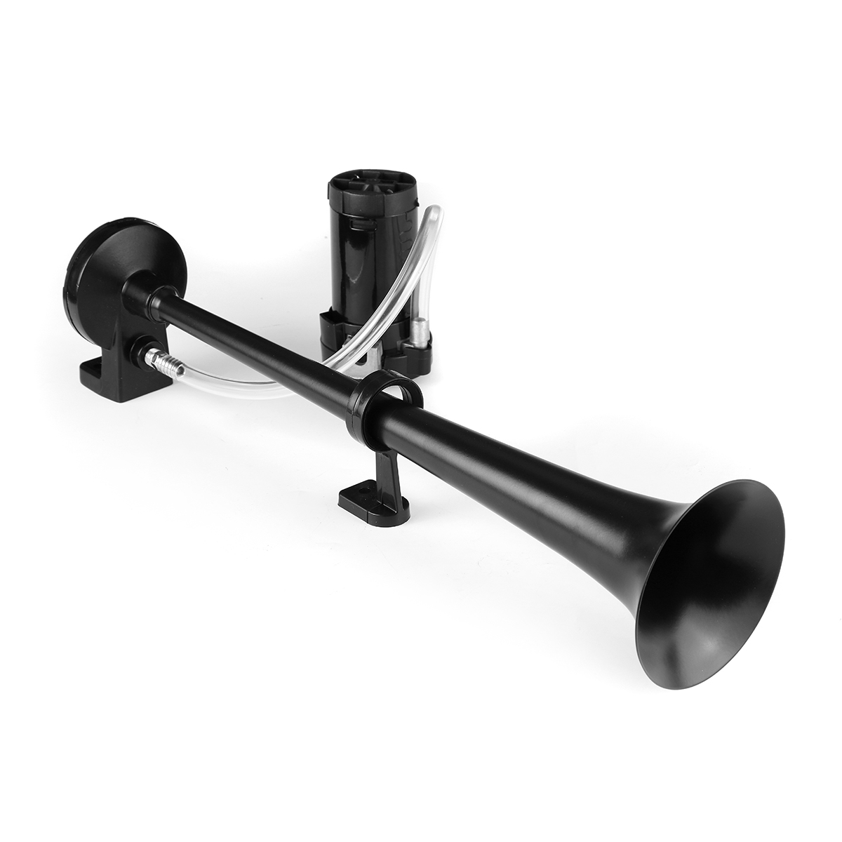 12V-Viping-Car-Horn-150DB-Air-Horn-450mm-Loudspeaker-Horn-Chrome-Zinc-Black-Single-1814507
