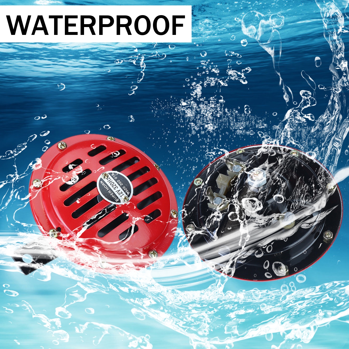 Pair-12V-115dB-Horn-Compact-Super-Tone-Loud-Blast-Stainless-Steel-4-Colors-1693864