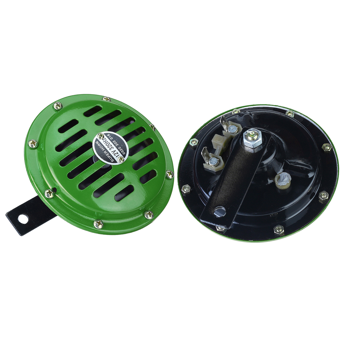 Pair-12V-115dB-Horn-Compact-Super-Tone-Loud-Blast-Stainless-Steel-4-Colors-1693864