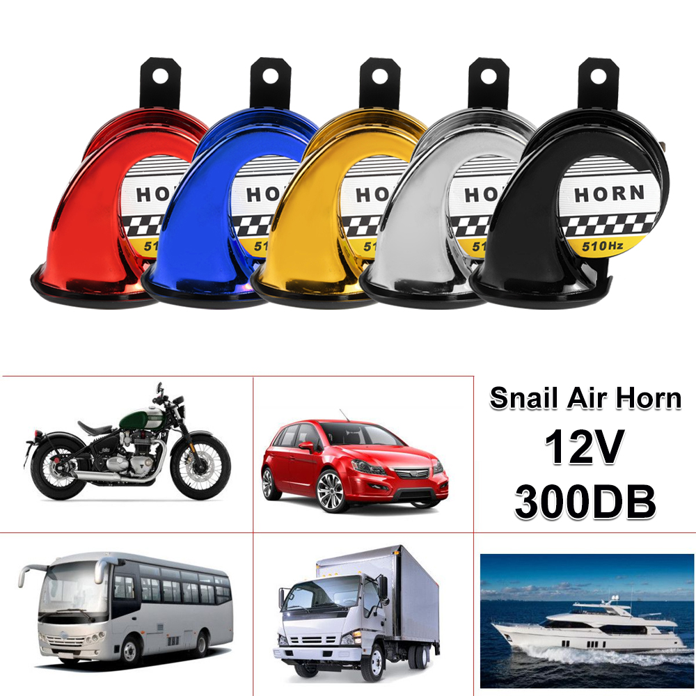 Universal-Snail-Air-Horn-Siren-Loud-300dB-Waterproof-For-12V-Truck-Motorcycle-1813696
