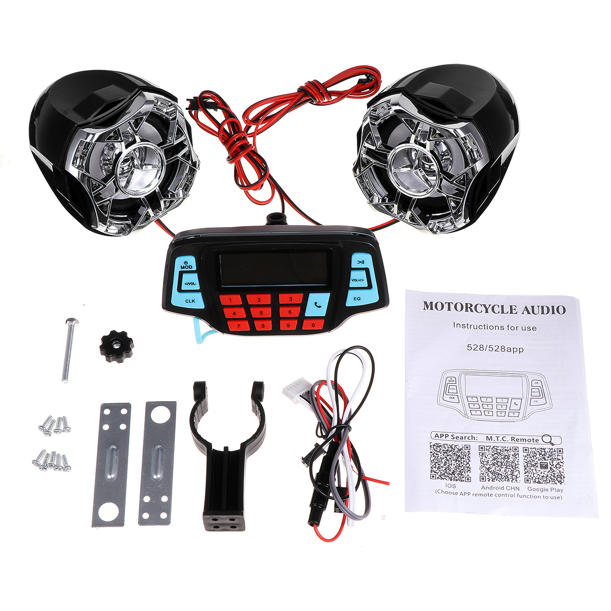 Waterproof-bluetooth-Motorcycle-Audio-Stereo-Speaker-System-MP3-Player-USB-Radio-1764205