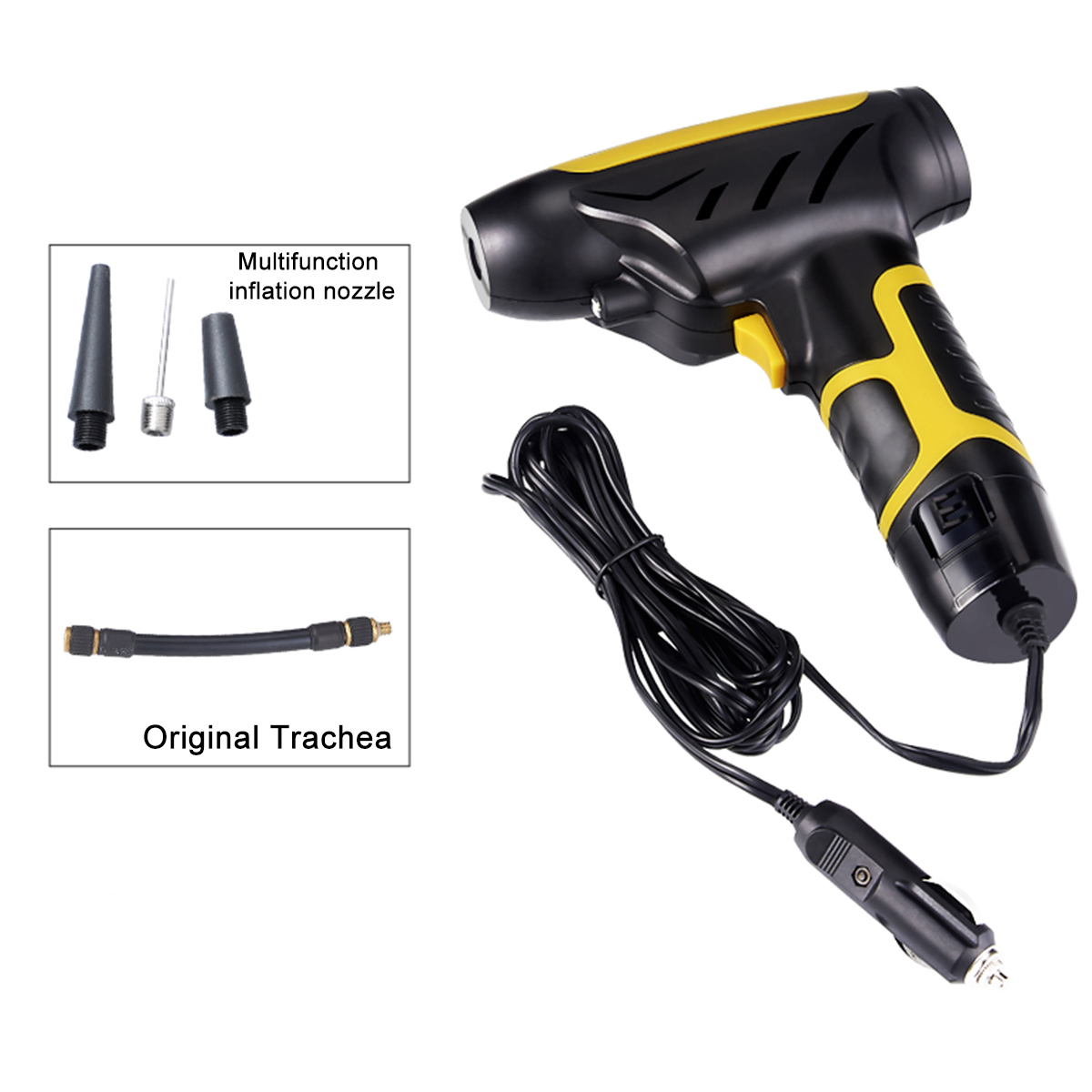 12V-120W-35Lmin-150PSI-Digital-Tire-Inflator-Electric-Air-Pump-Compressor-LED-Portable-Car-Auto-Moto-1632251