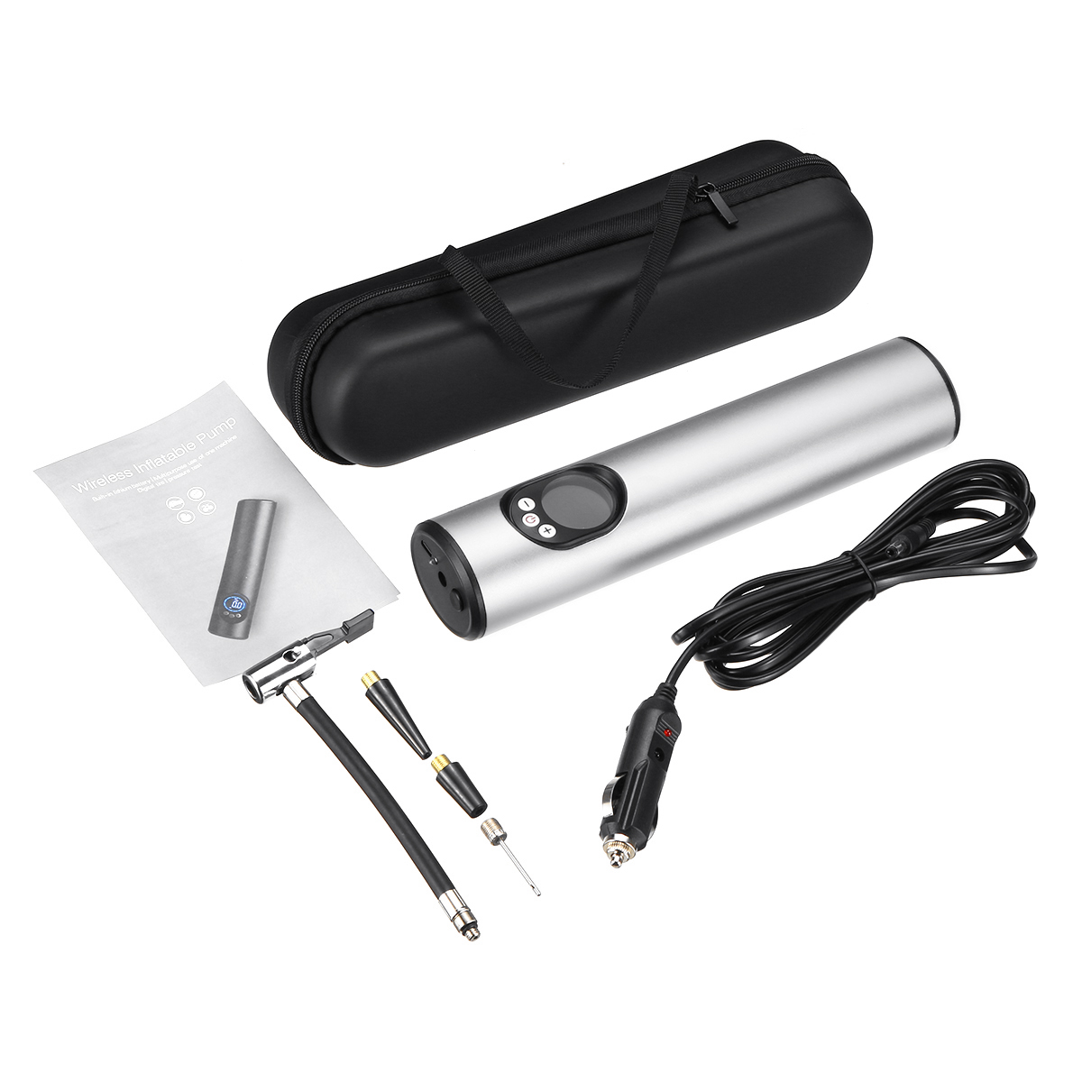 12V-150PSI-20Lmin-3-Button-Car-Tyre-Inflator-Cordless-Portable-Handheld-Inflatable-Air-Pump-1633734