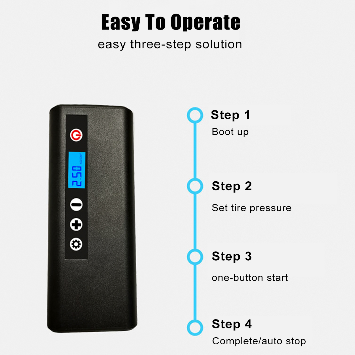 12V-150PSI-35Lmin-60W-80LM-Air-Compressor-Protable-Rechargeable-Electric-Air-Pump-Mini-Compressor-In-1754989