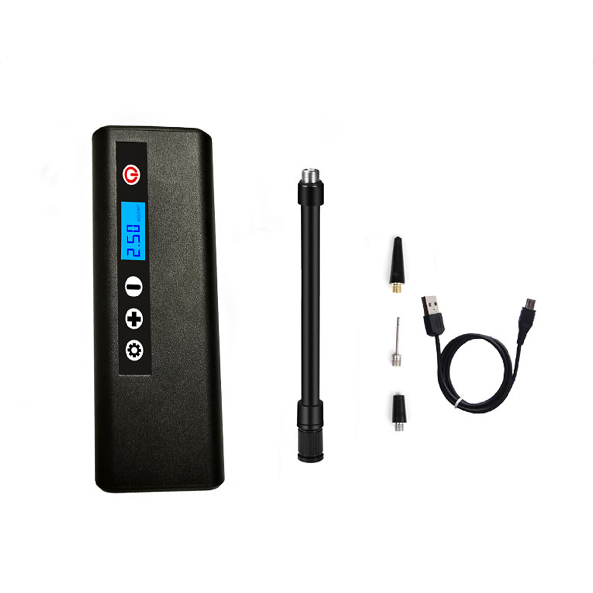 12V-150PSI-35Lmin-60W-80LM-Air-Compressor-Protable-Rechargeable-Electric-Air-Pump-Mini-Compressor-In-1754989