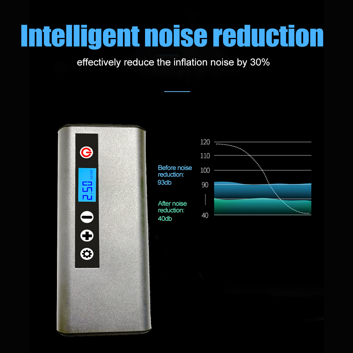 12V-150PSI-35Lmin-60W-80LM-Air-Compressor-Protable-Rechargeable-Electric-Air-Pump-Mini-Compressor-In-1754989