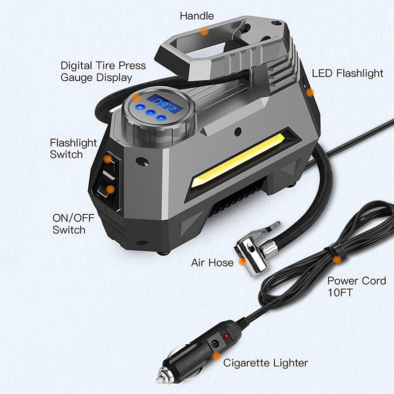 12V-150Psi-35Lmin-Portable-Air-Compressor-Tire-Inflator-Pump-With-Digital-Pressure-Gauge-Bright-Emer-1594703