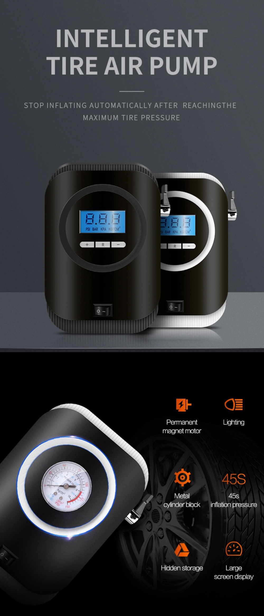 12V-150W-Electric-Air-Pump-Compressor-Tire-Inflator-LED-Portable-Pointer-Meter-Car-Motorcycle-Emerge-1816640