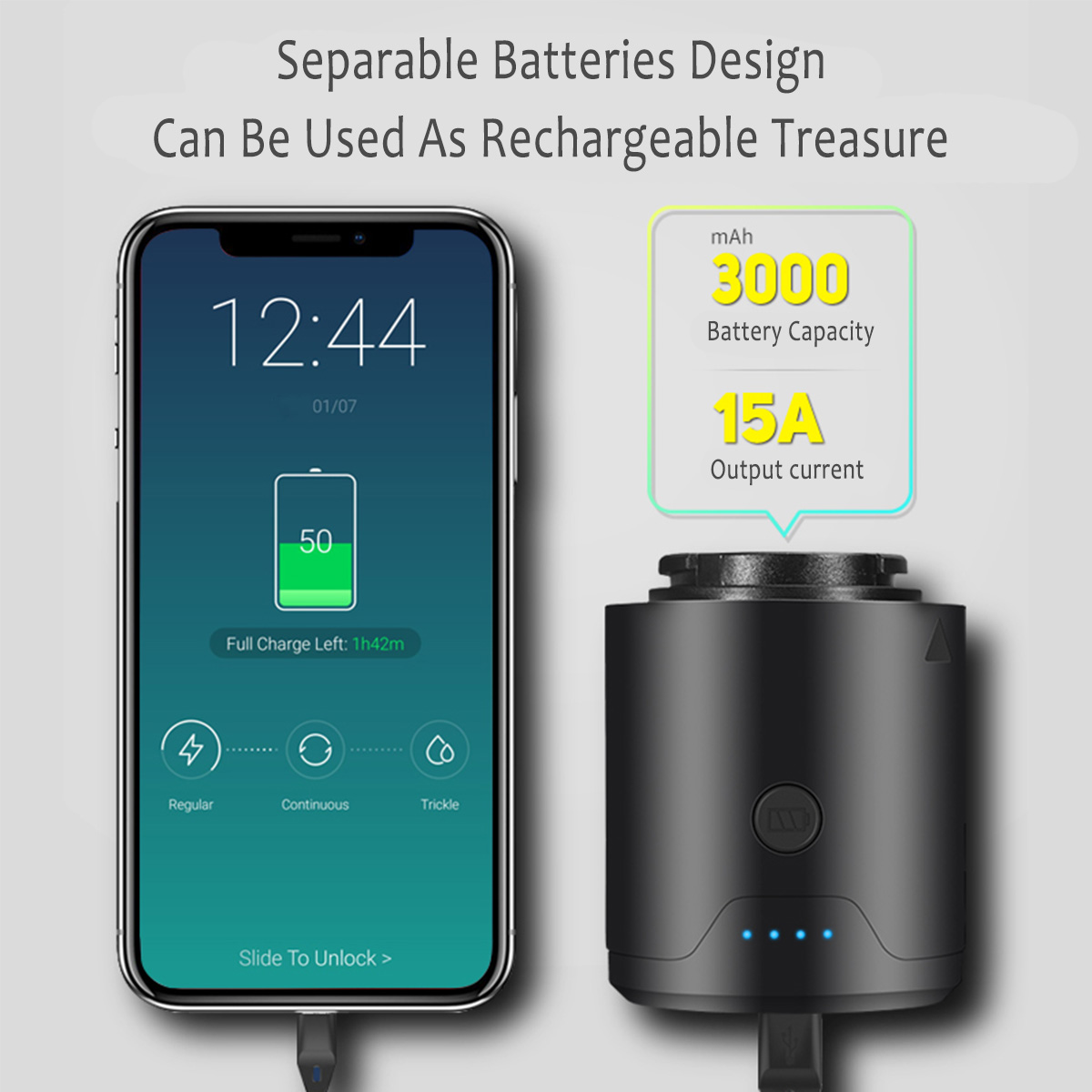 12V-3000mAh-25-35Lmin-Protable-Wireless-Air-Pump-LCD-Display-Electric-Compressor-Tire-Inflator-Press-1566796