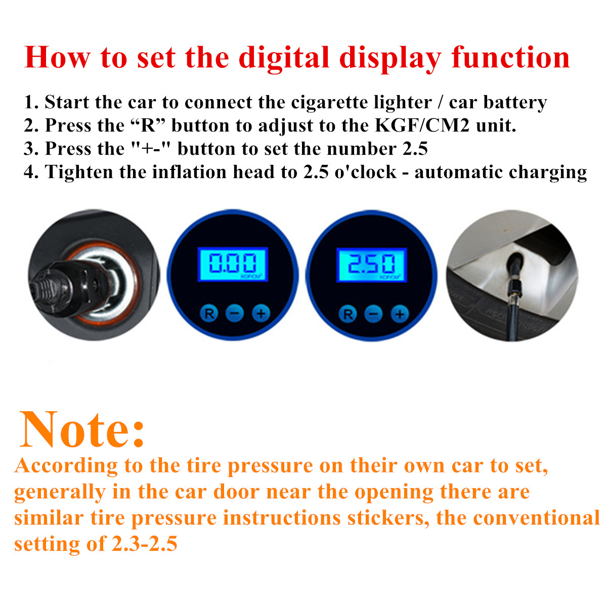 12V-Portable-Tire-Air-Pump-Digital-DisplayPointer-Compressor-Inflator-W-LED-Lights-1538421