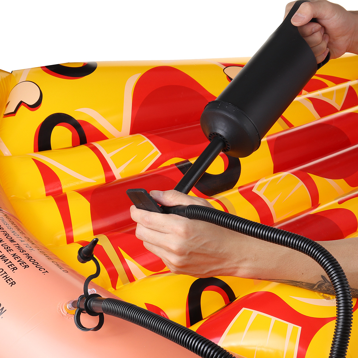12inch-Hand-Pull-Pump-Two-way-Black-Head-Inflatable-Bed-Boat-1690107