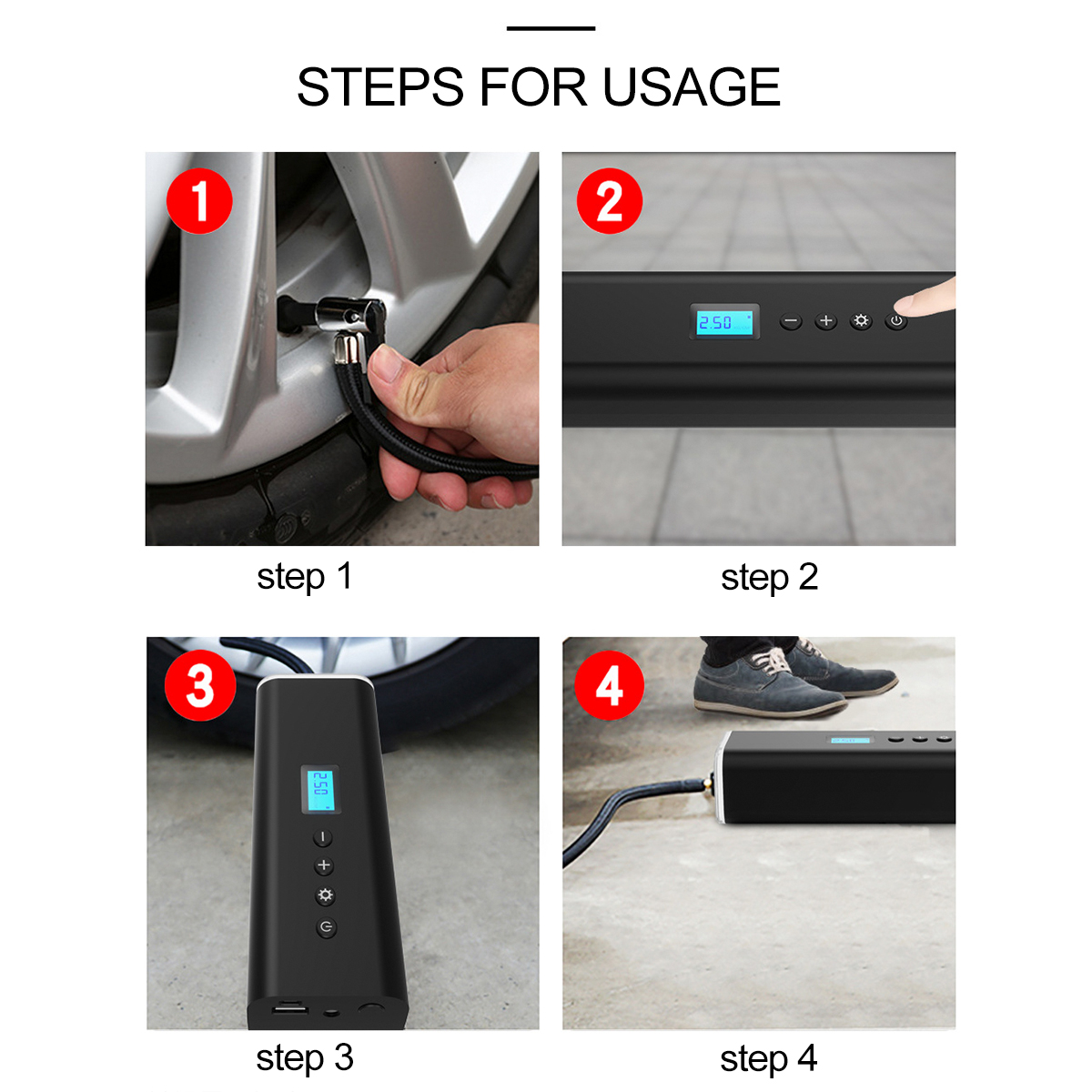 4000mAh-150PSI--25Lmin-Rechargeable-Air-Pump-Tire-Handheld-Inflator-Pump-Portable-Air-Compressor-For-1765690
