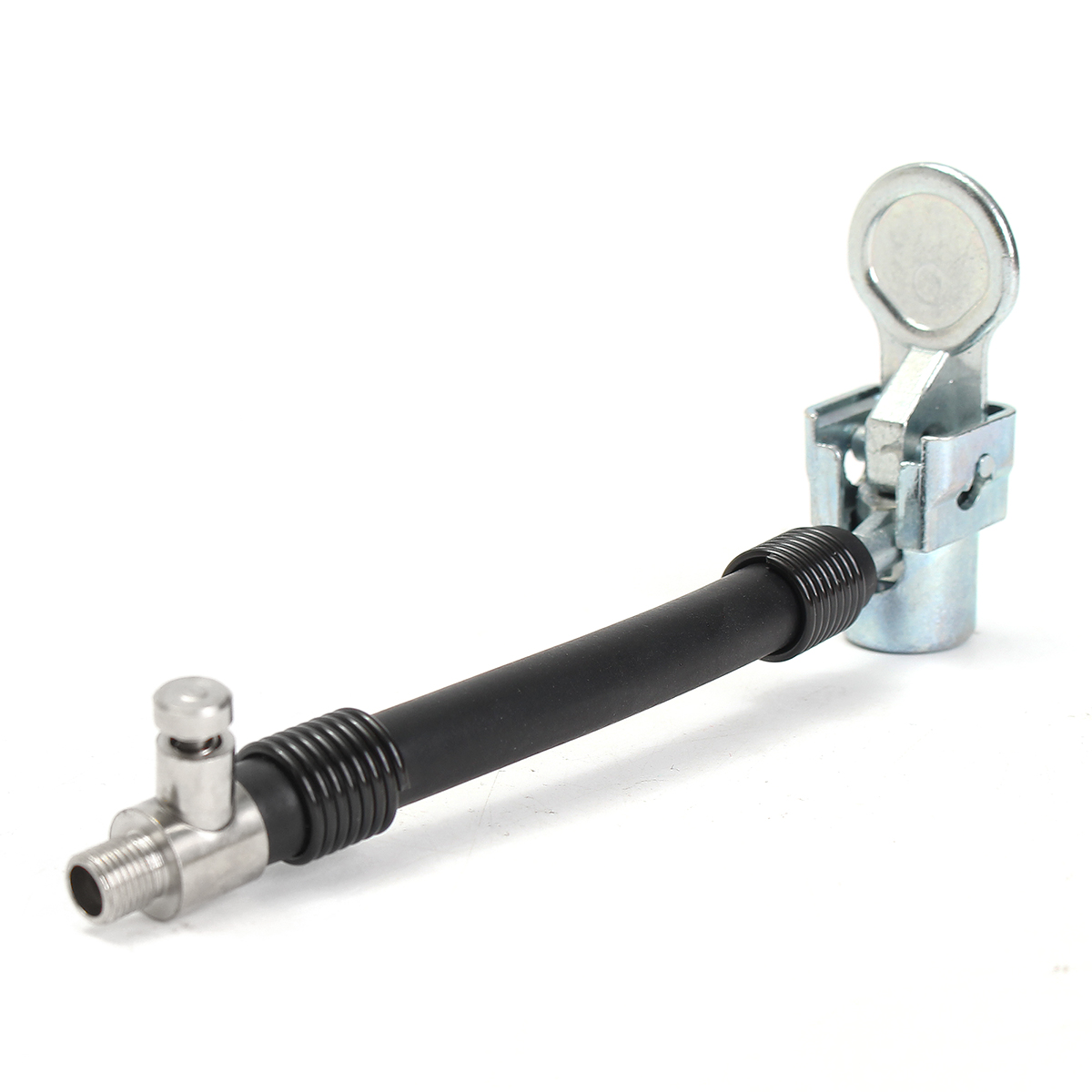 Air-Tire-Hose-Inflator-Rubber-For-Motorcycle-Car-With-Clip-Universal-1202578