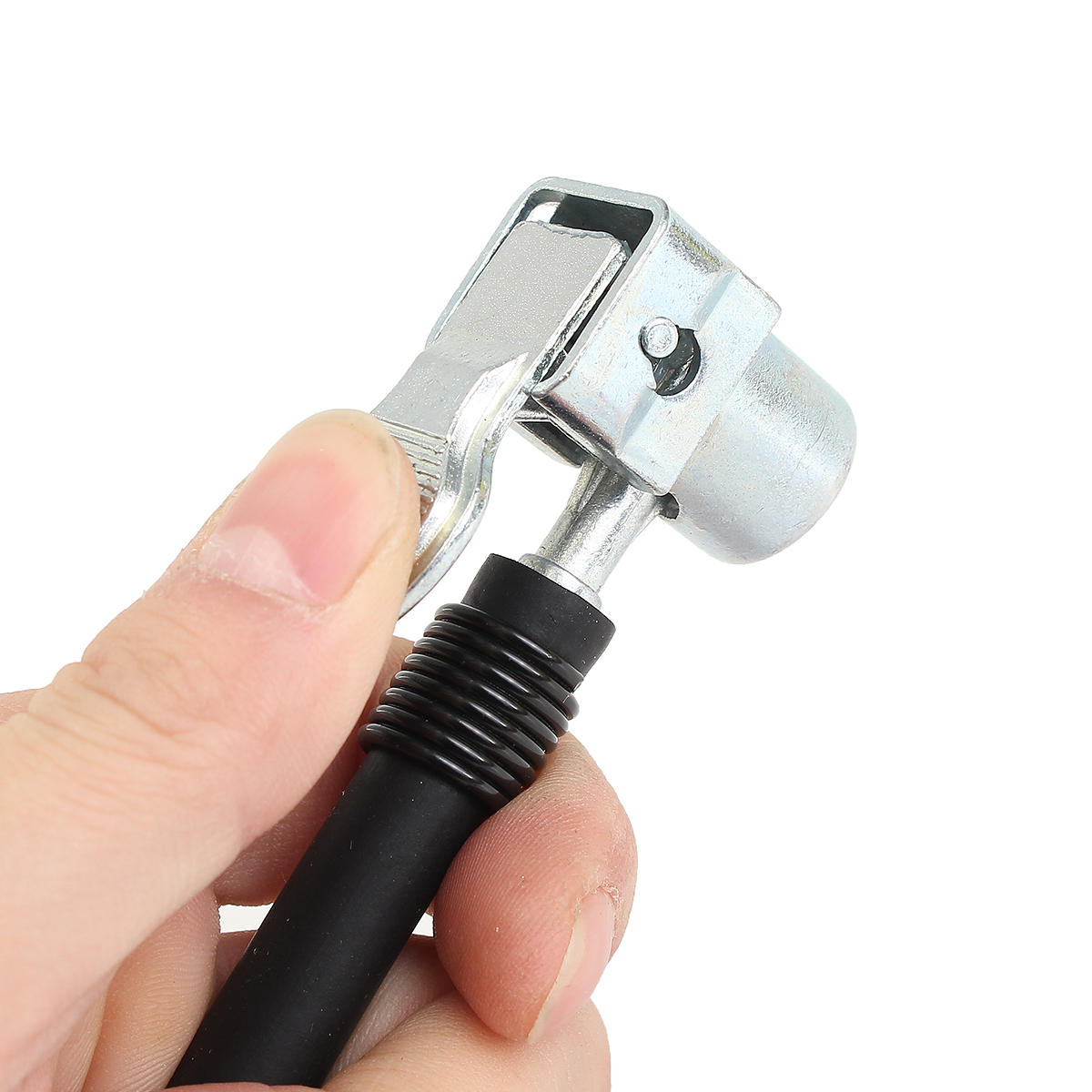 Air-Tire-Hose-Inflator-Rubber-For-Motorcycle-Car-With-Clip-Universal-1202578