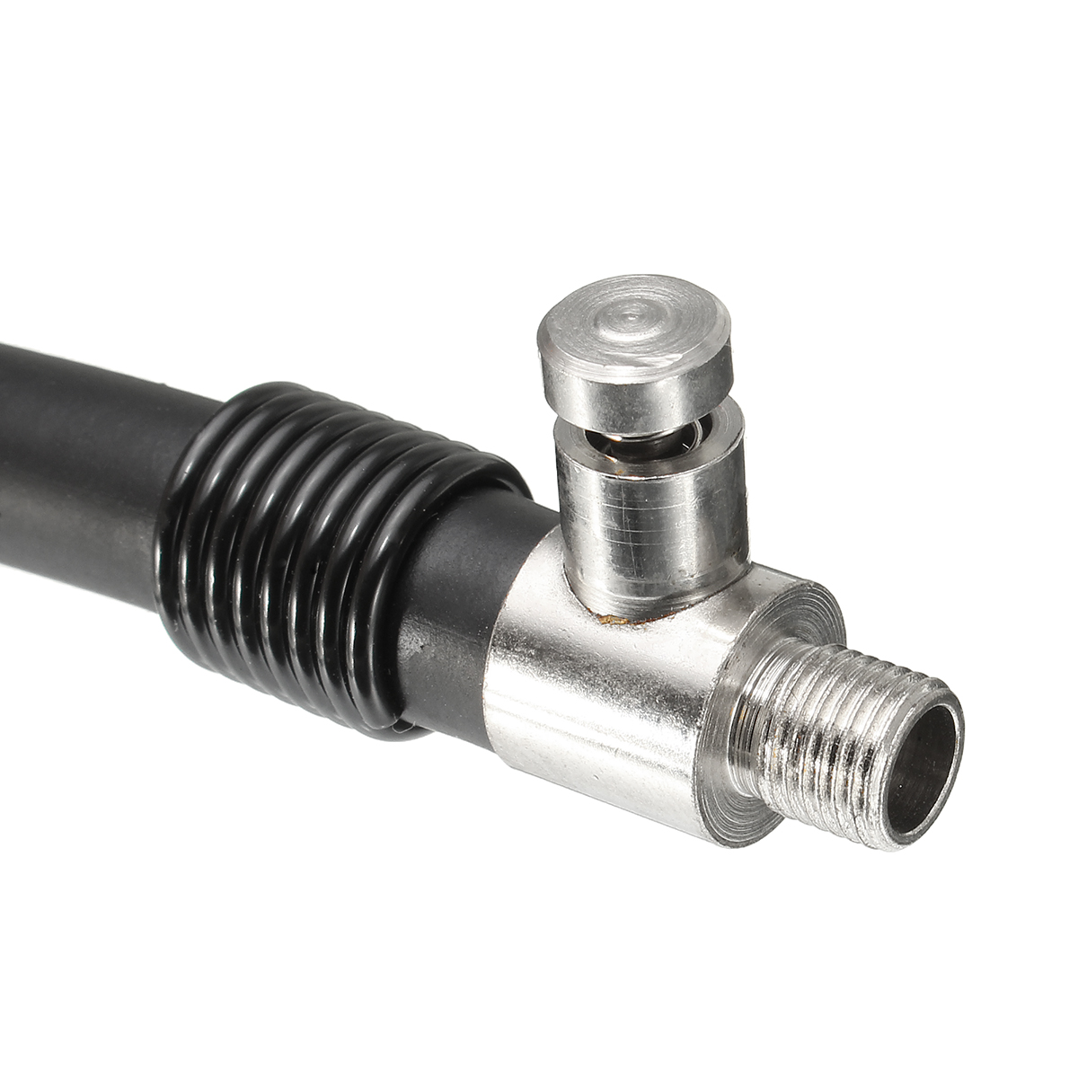 Air-Tire-Hose-Inflator-Rubber-For-Motorcycle-Car-With-Clip-Universal-1202578