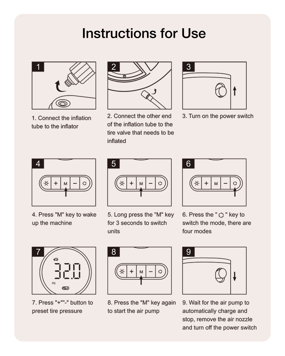 Enusictrade-4000mAh-150PSI-OLED-Display-Wireless-Air-Pump-Digital-Tire-Pressure-Detection-LED-Tyre-I-1825875