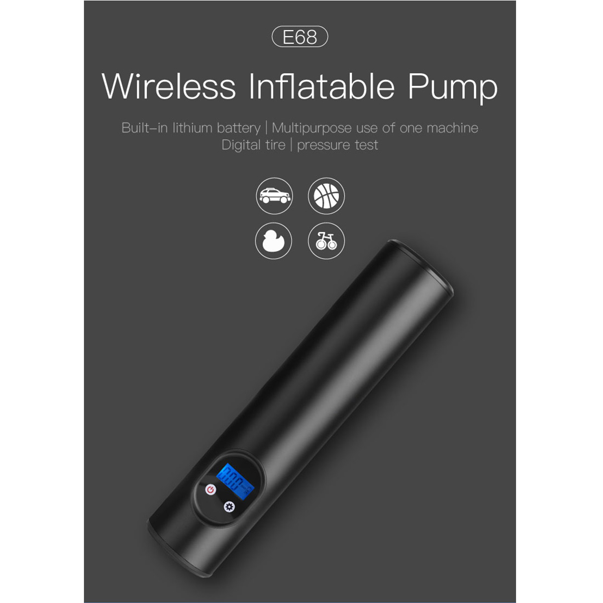 Enusictrade-6000mAh-12V-150PSI-20Lmin-Portable-Air-Compressor-Pump-LED-Night-Vision-Cordless-Digital-1549663