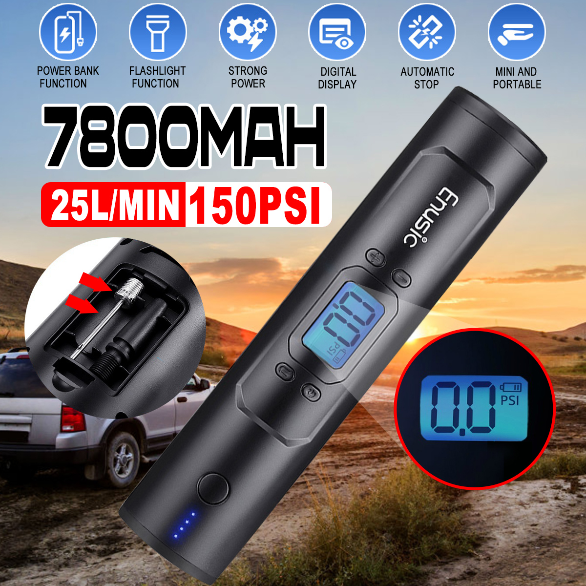 Enusictrade-7800mAh-Cordless-25Lmin-150PSI-Portable-Air-Compressor-Pump-LED-Power-Bank-Digital-Tyre--1684162