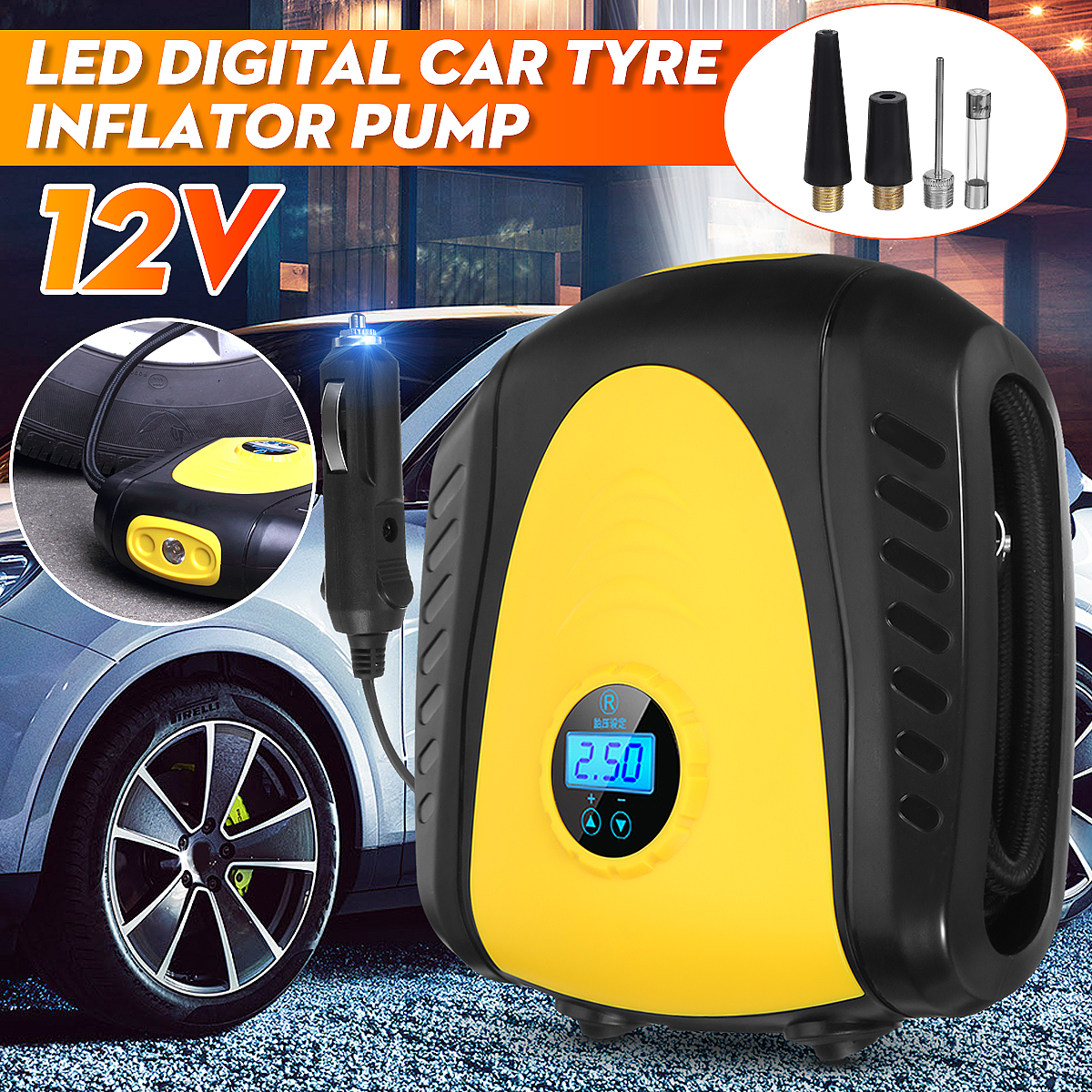 Portable-12V-Car-Truck-Van-Digital-Tyre-Tire-Inflator-Air-Compressor-Pump--Light-1735844