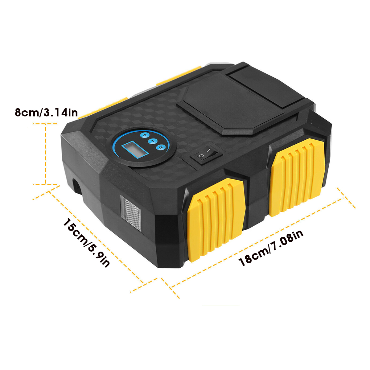 Tire-Inflator-Air-Pump-Compressor-Electric-Portable-12V-150PSI-w-LED-Light-1624845