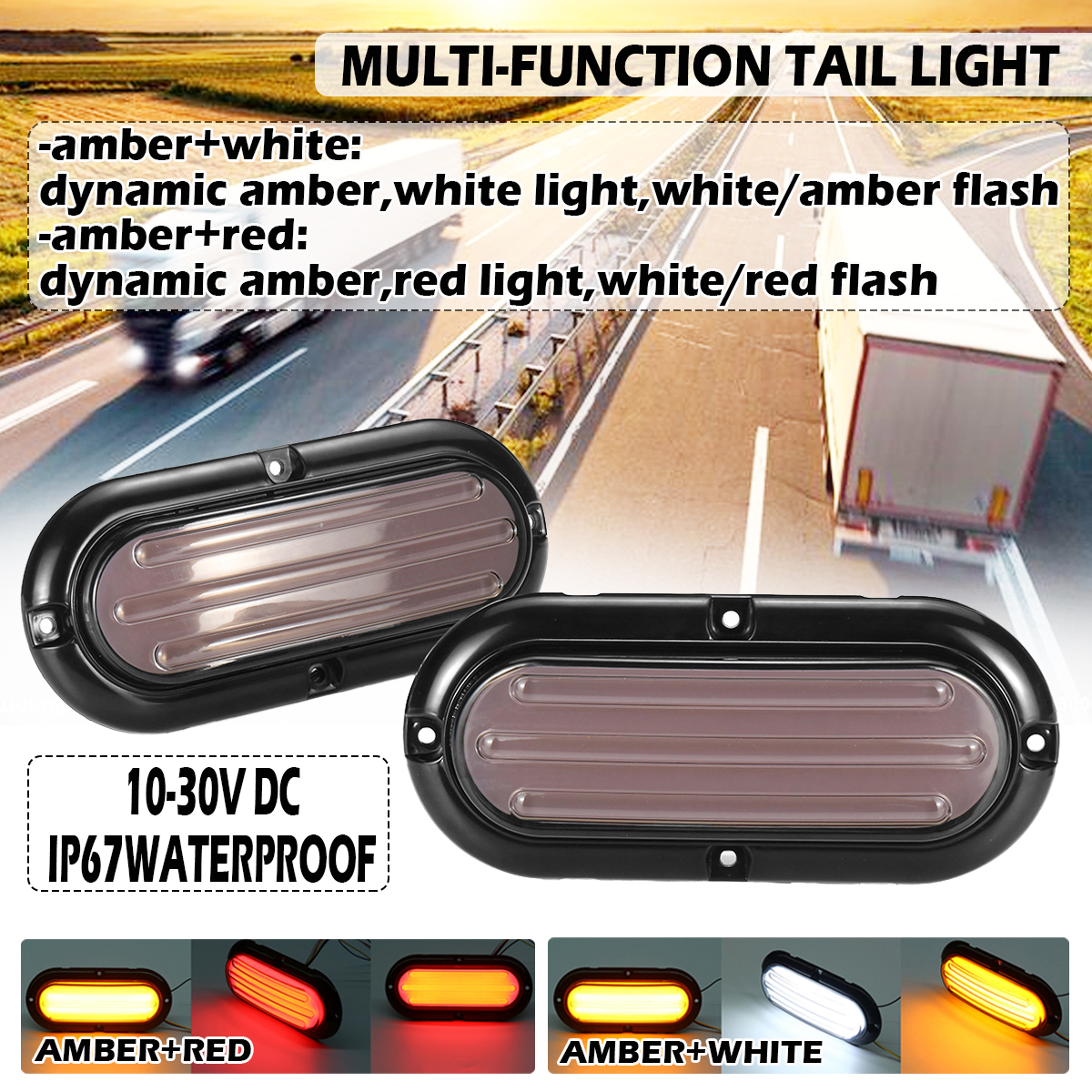2-PCS-Submersible-Red-LED-Light-Bar-Stop-Turn-Tail-3rd-Brake-Light-Truck-Trailer-1700612