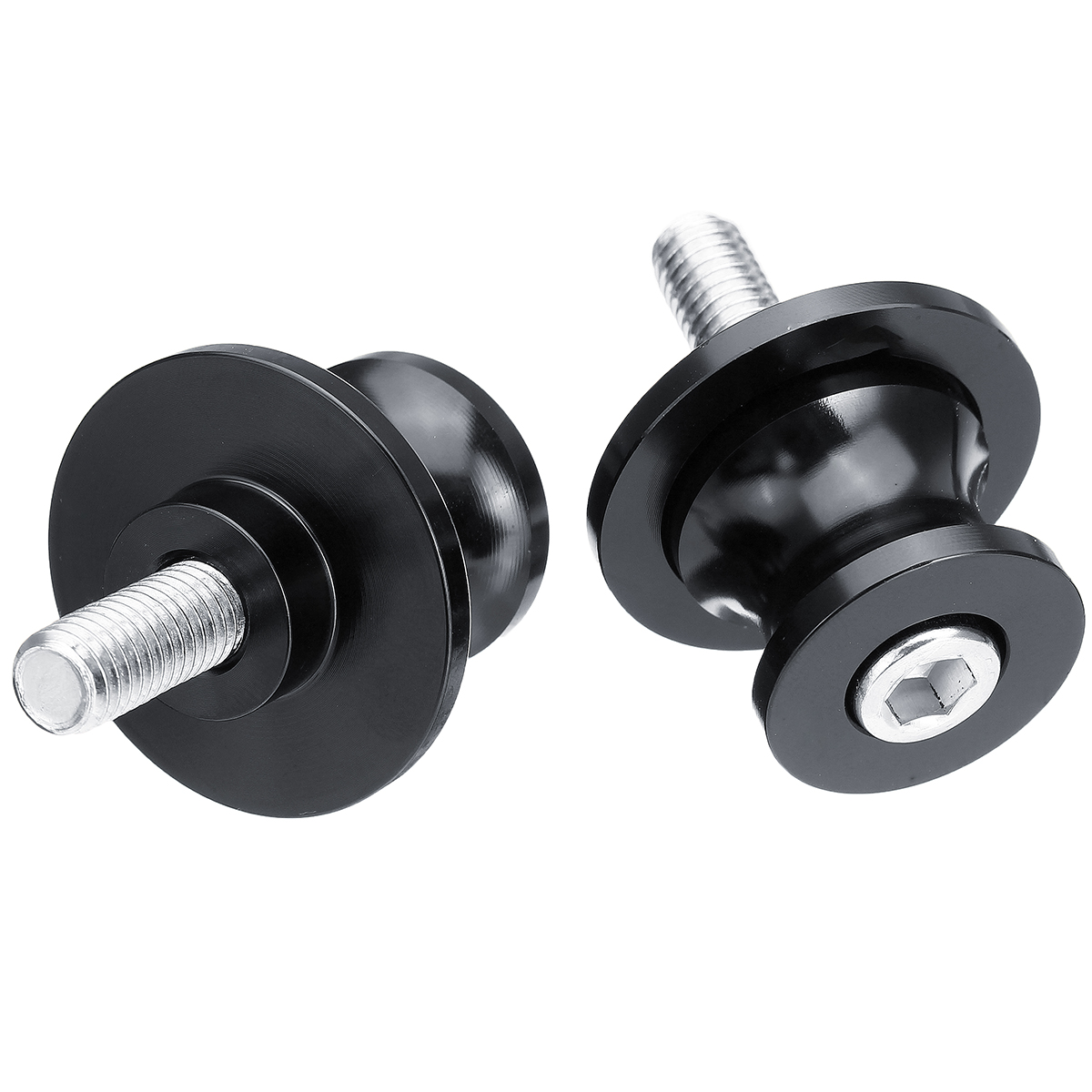 M8x125mm-Motorcycle-Swing-Arm-Slider-Paddock-Stand-Bobbin-Adapter-Spools-1424584