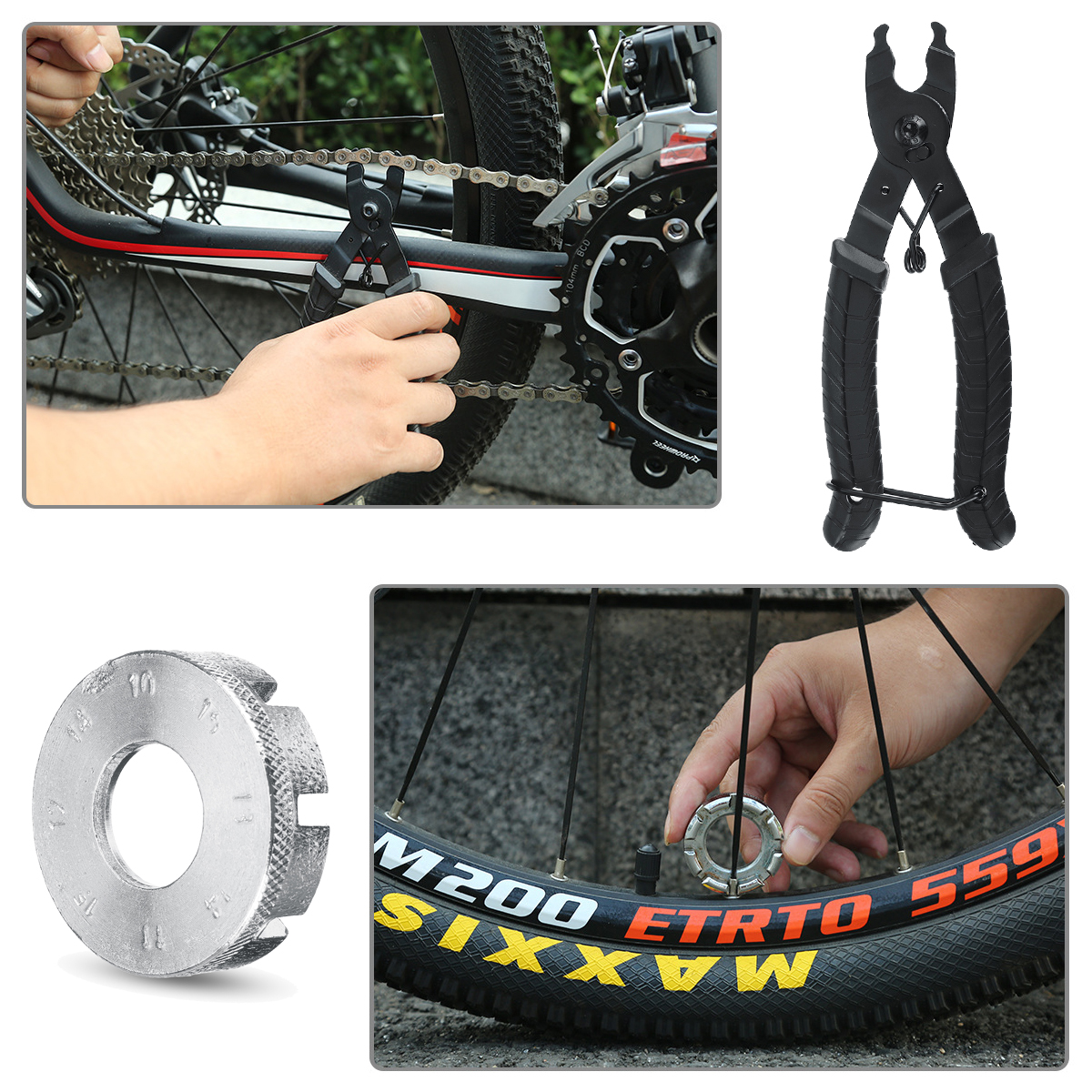 14pcs-Repair-Emergency-Bag-Tool-Set-Kit-Bike-Hexagon-Wrench-Bicycle-Tire-Tyre-Patch-Pump-1670635