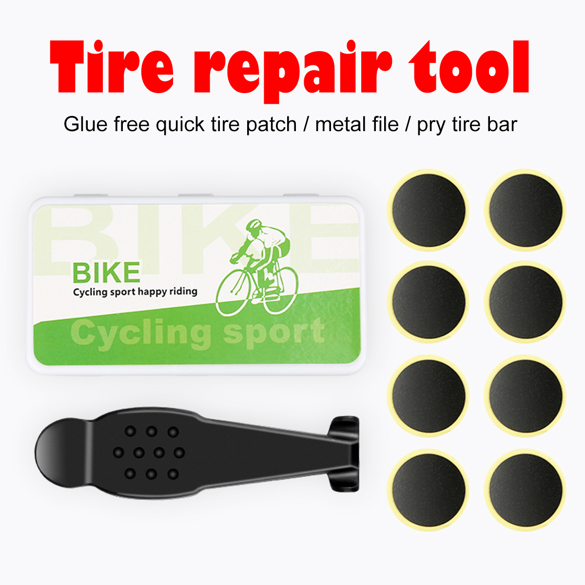 14pcs-Repair-Emergency-Bag-Tool-Set-Kit-Bike-Hexagon-Wrench-Bicycle-Tire-Tyre-Patch-Pump-1670635
