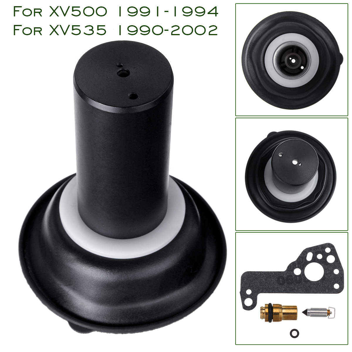 Carburetor-Repair-Kit-Plunger-Diaphragm-Vacuum-Membrane-For-Yamaha-XV500-XV535-1769715