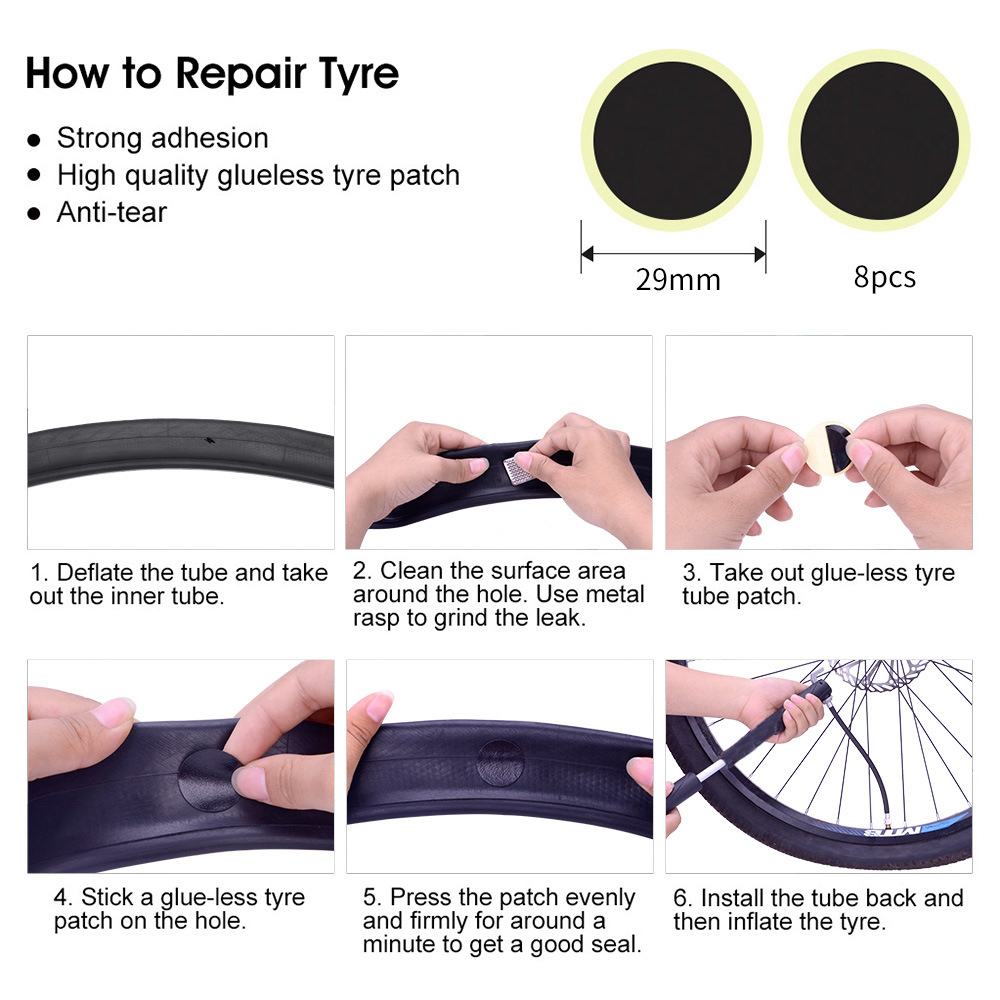 Repair-Set-Tool-kits-Tyre-Tube-Tool-Pump-Patch-Kit-Lever-Cycle-Punch-Cycling-Bike-1531514