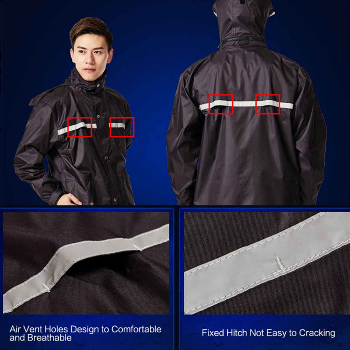 Motorcycle-Raincoat-Windproot-Waterproof-Hiking-Camping-Walking-Outdoor-Coat-L-3XL-1331412
