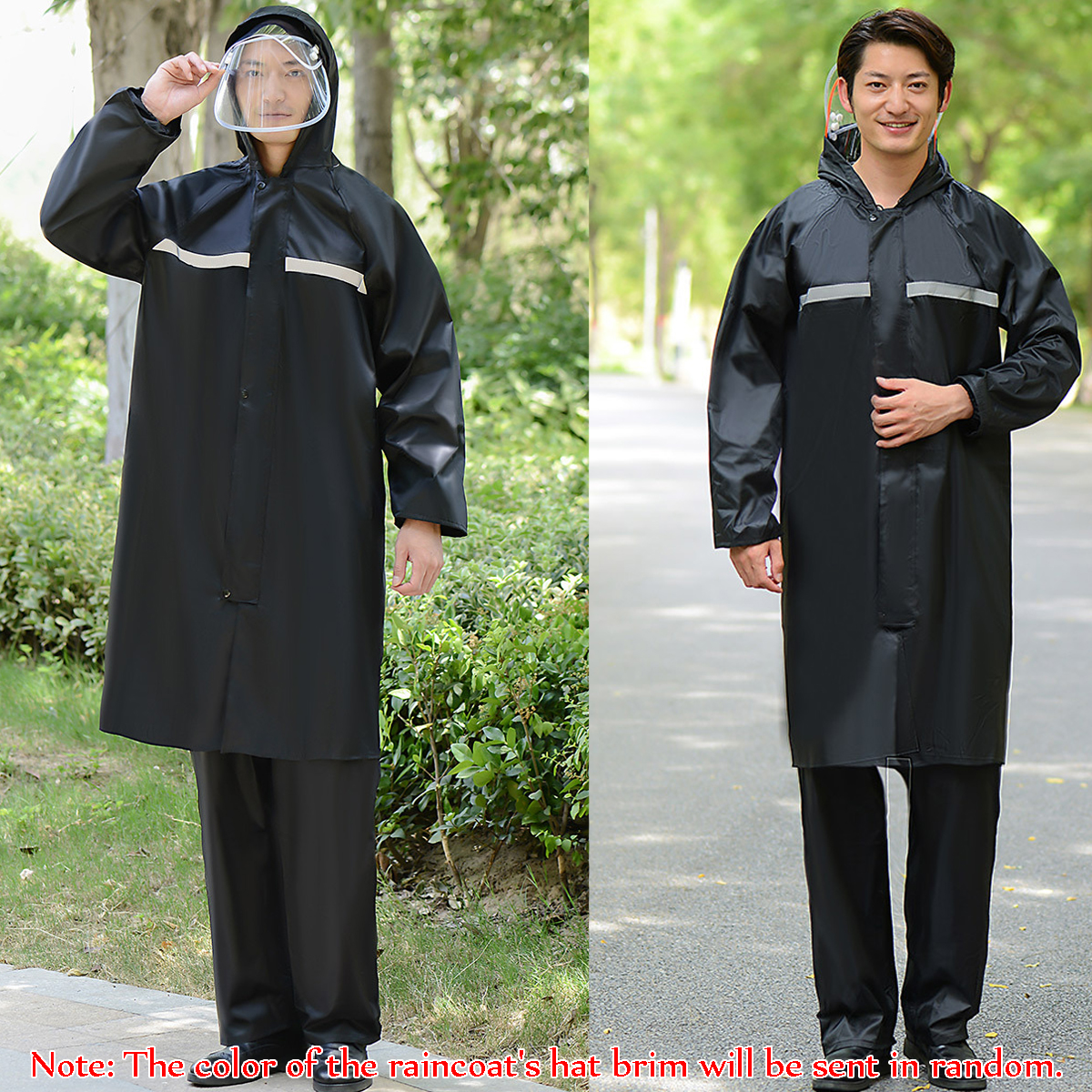 Reflective-Waterproof-Rainsuit-Rain-Pants-Anti-UV-Riding-Raincoat-Cover-With-Hat-1755798