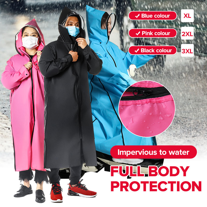 Waterproof-Electric-Bicycle-Scooter-Raincoat-Rain-Coat-Hooded-Poncho-Motorcycle-Rainwear-1809642