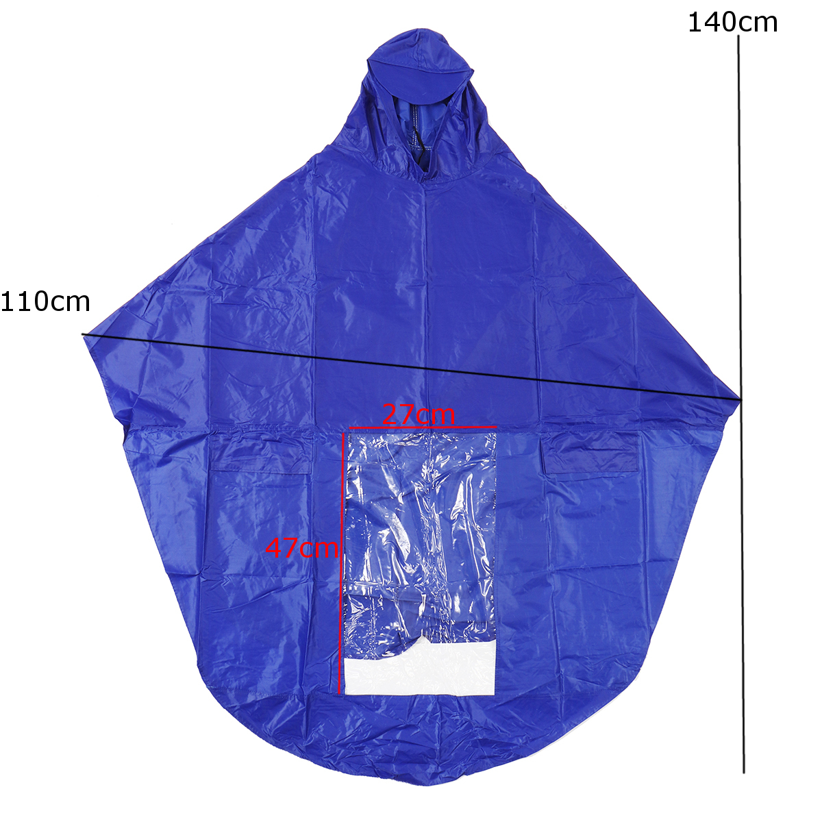 Waterproof-Motorcycle-Raincoat-Scooter-Mobility-Rain-Coat-Cape-Poncho-PVC-1331668