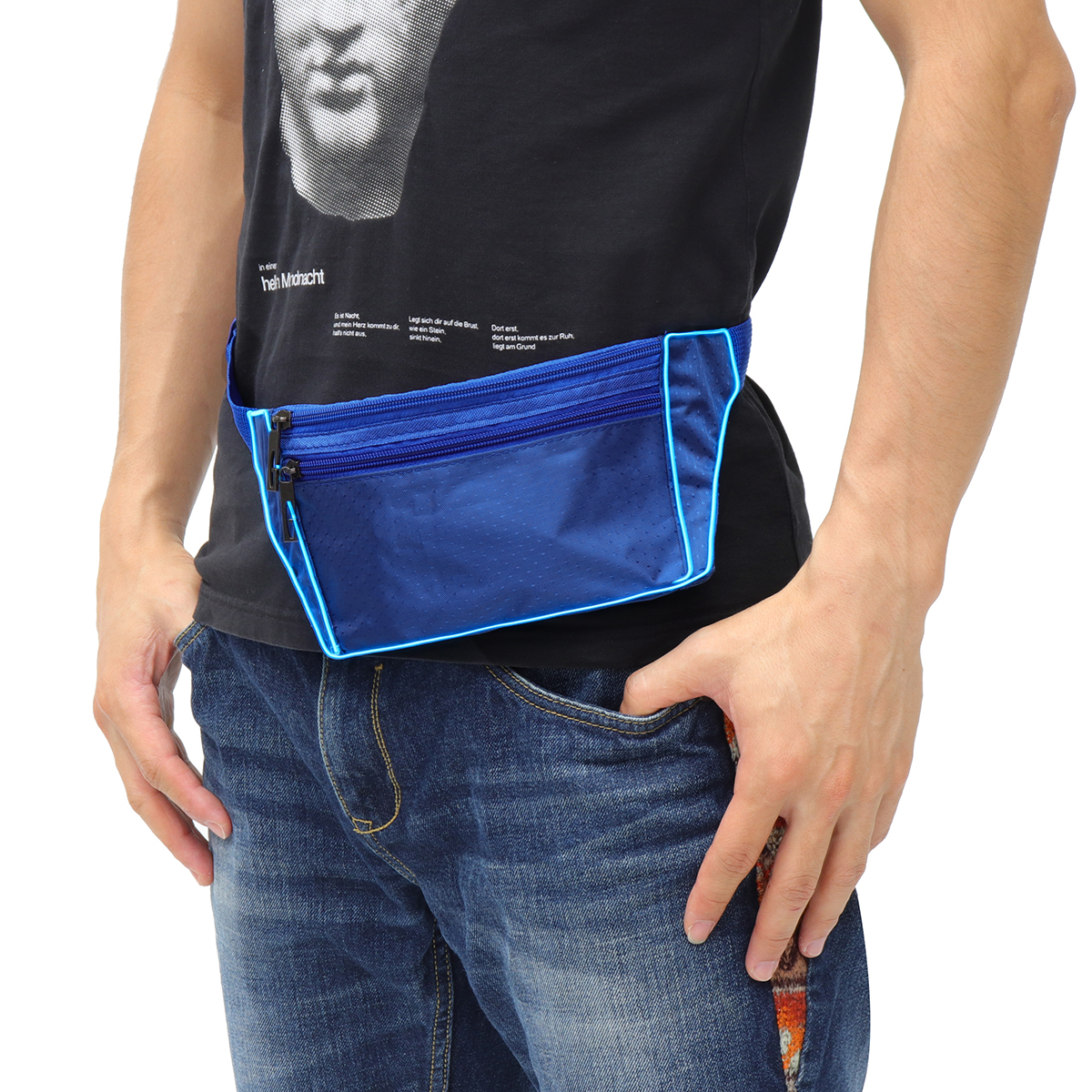 3-Modes-EL-Cold-Light-Sport-Waist-Bag-Outdoor-Climb-Hiking-Ultra-thin-Anti-theft-1458855