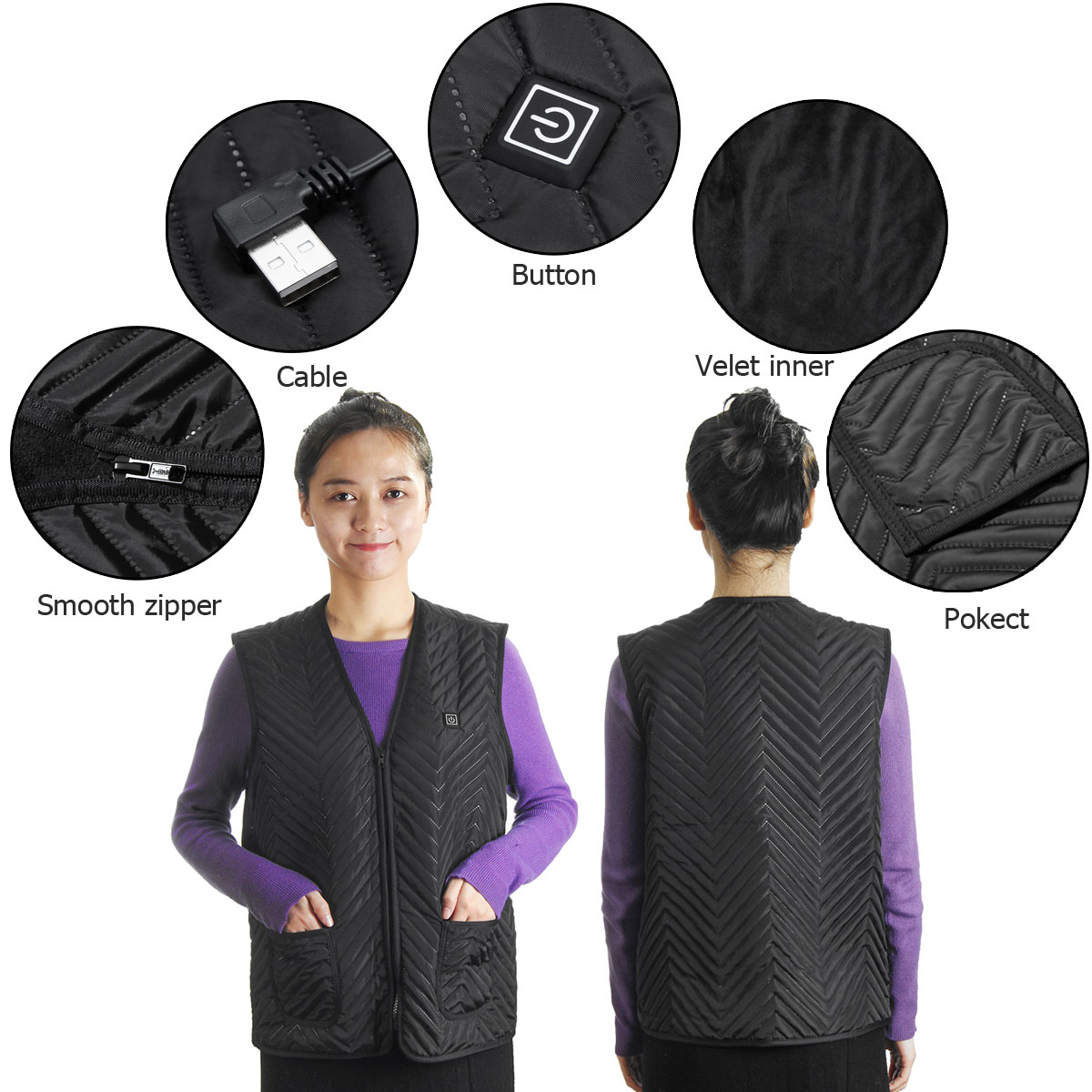 5-Pads-Heated-Sleeveless-Vest-Unisex-Thermostatic-Heating-USB-Intelligent-3-Gear-MLXL2XL3XL-1543928