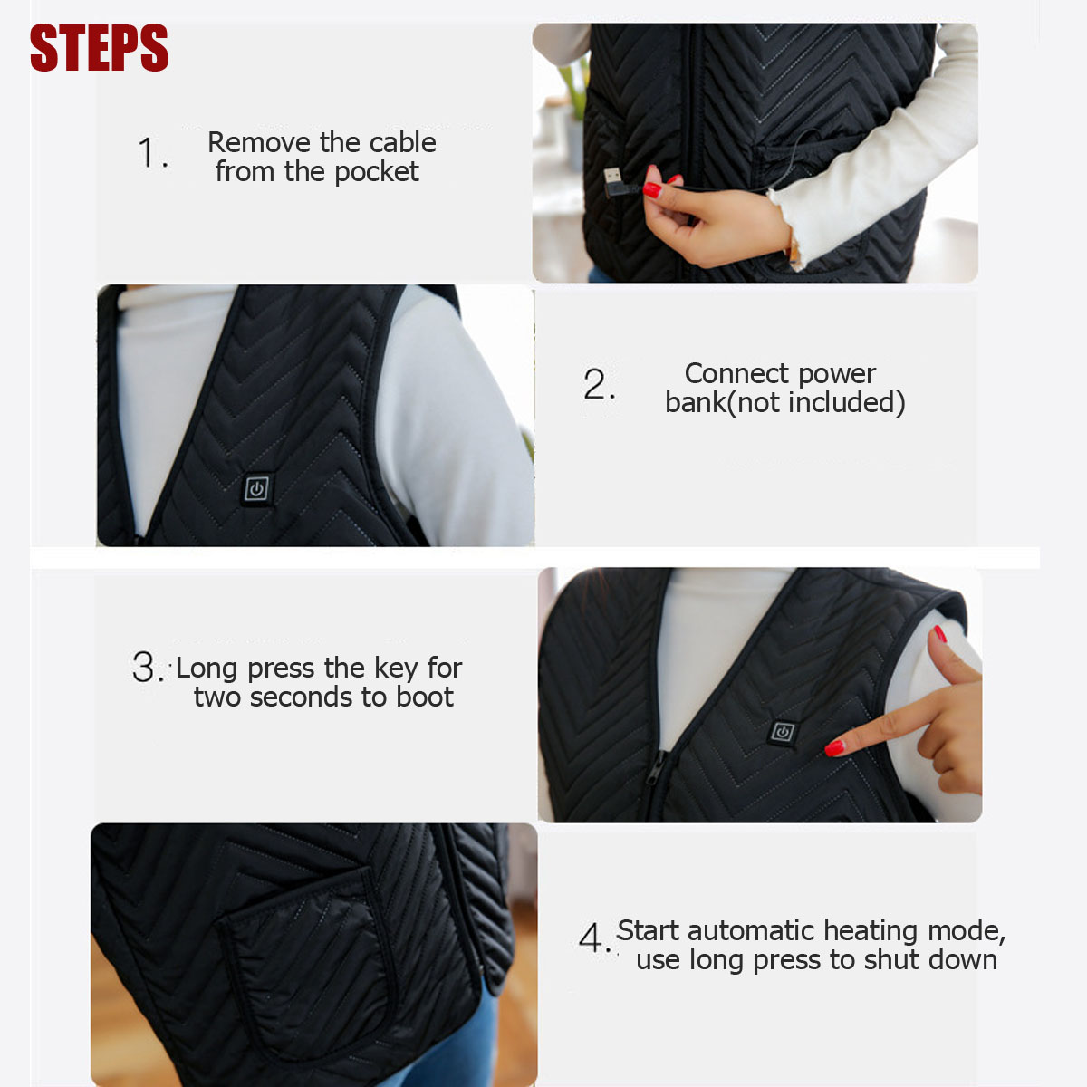 5-Pads-Heated-Sleeveless-Vest-Unisex-Thermostatic-Heating-USB-Intelligent-3-Gear-MLXL2XL3XL-1543928