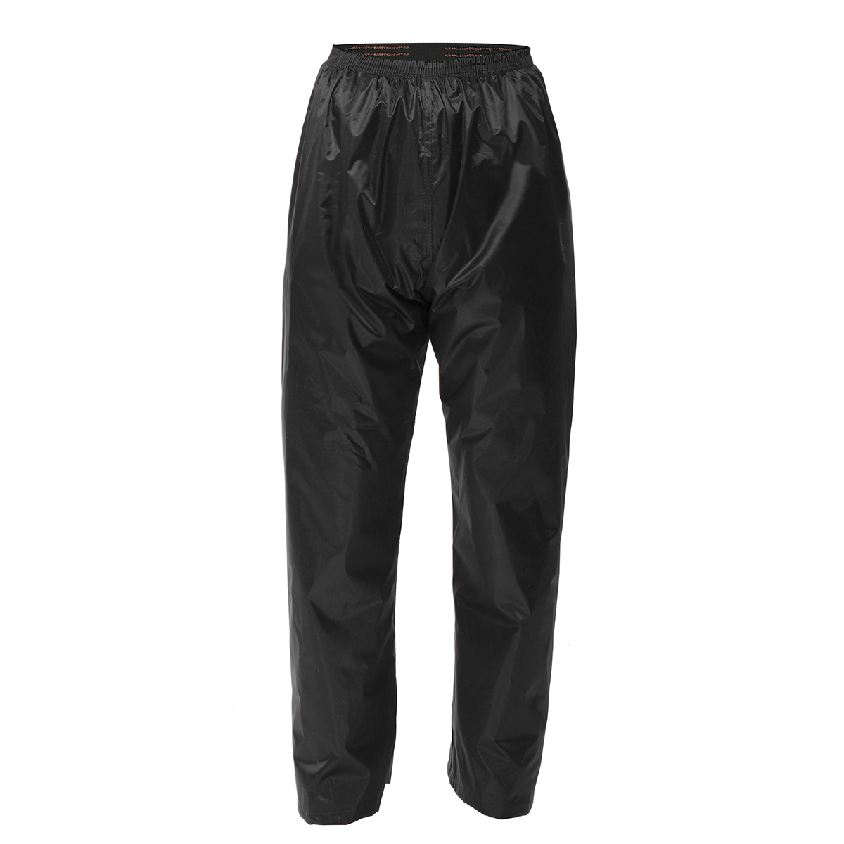 Black-Waterproof-Raincoat-Rain-Pants-Over-Trouser-Hiking-Motorcycle-Hardwearing-Elasticated-Pants-Fi-1544411