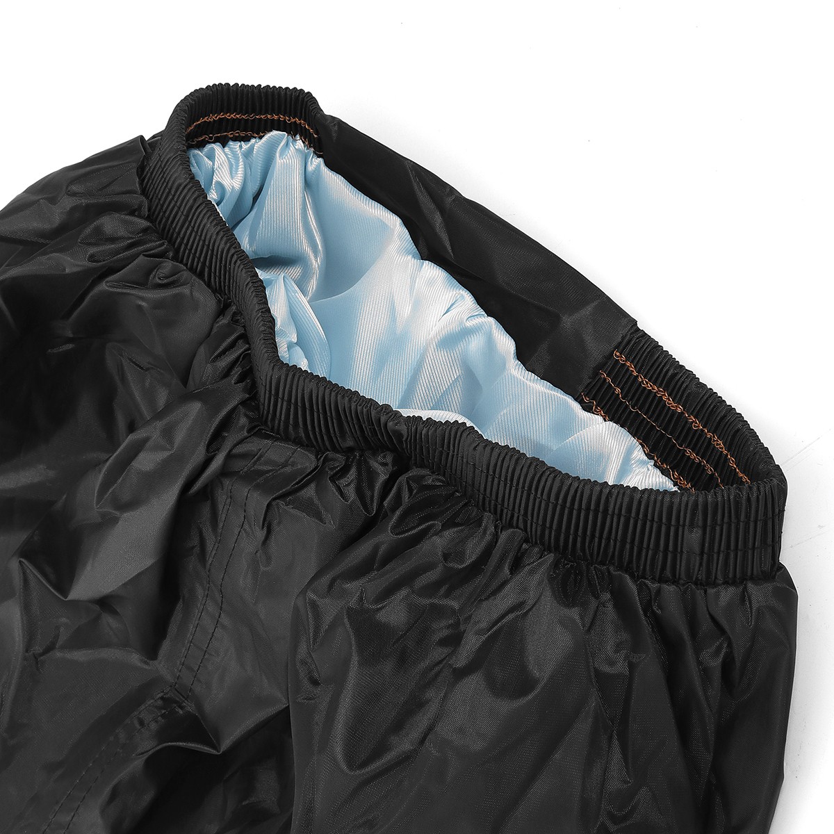 Black-Waterproof-Raincoat-Rain-Pants-Over-Trouser-Hiking-Motorcycle-Hardwearing-Elasticated-Pants-Fi-1544411