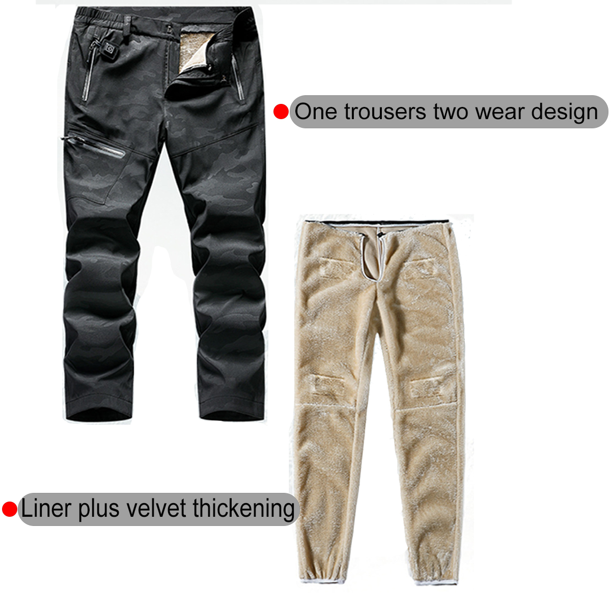 Electric-Heated-Trousers-Pants-Heater-Winter-Warmer-USB-Fleece-Lined-Windproof-1598420