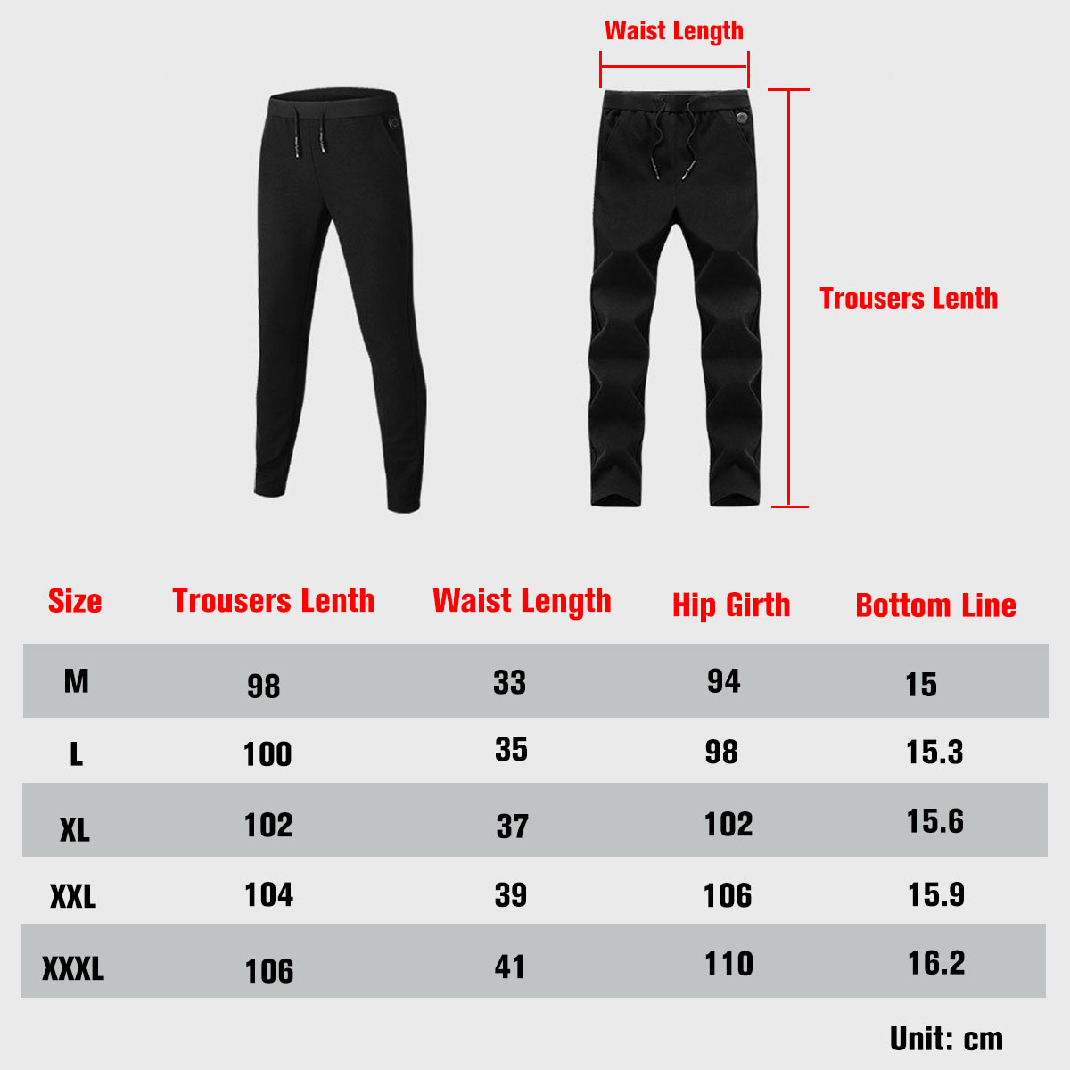 Electric-Heated-Warm-Pants-Men-Women-Heating-Base-Layer-Elastic-Trousers-USB-1407623