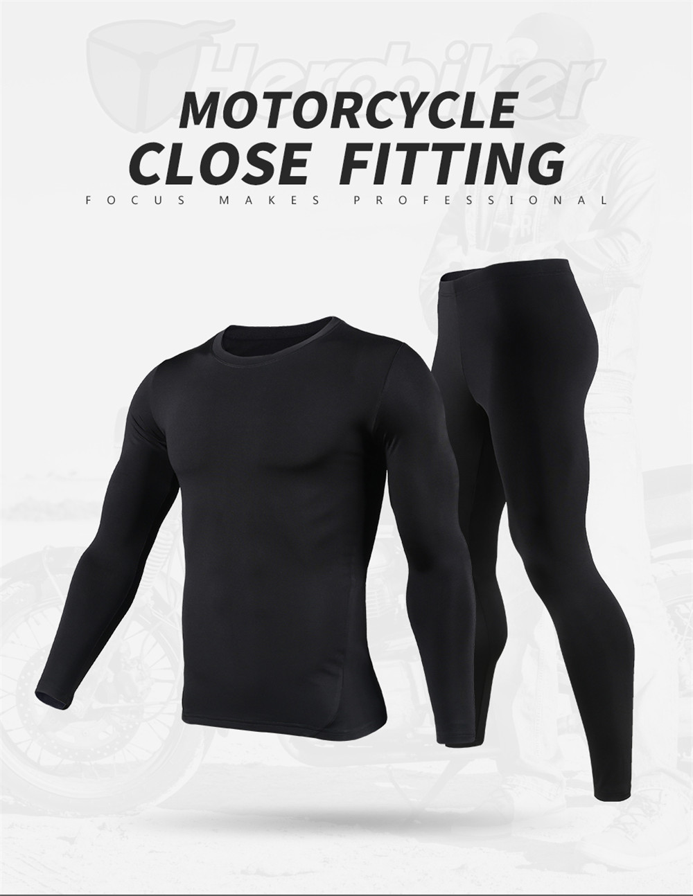 HEROBIKER-Motorcycle-Skiing-Warm-Tight-Fitting-Suit-Pants-Blouse-Riding-Motocross-Clothing-1294976