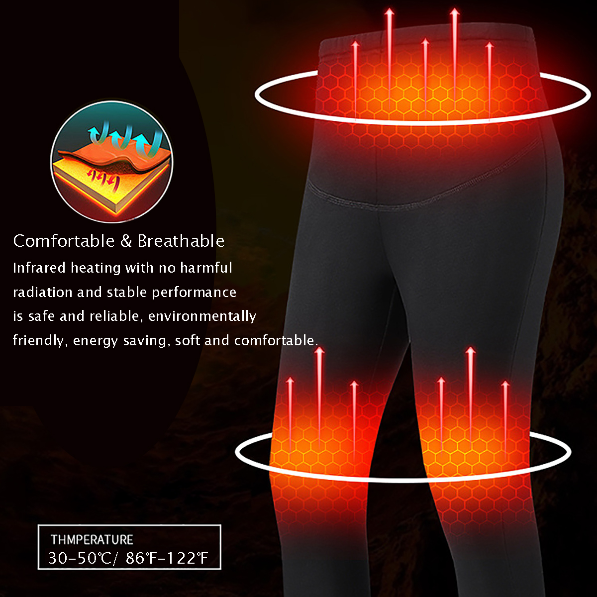 Men-Women-Electric-Heated-Underwear-Suit-Thermal-Elastic-Heating-Pants-Winter-1769714