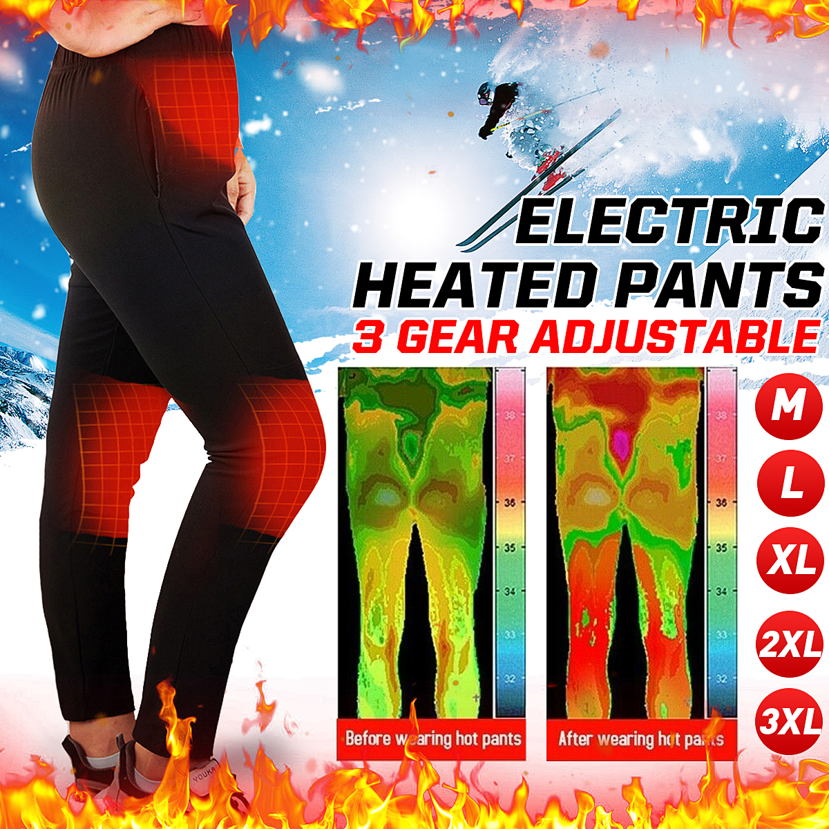 Men-Women-USB-Electric-Heated-Pants-Trousers-Warmer-Winter-Heating-Elastic-Base-1755801