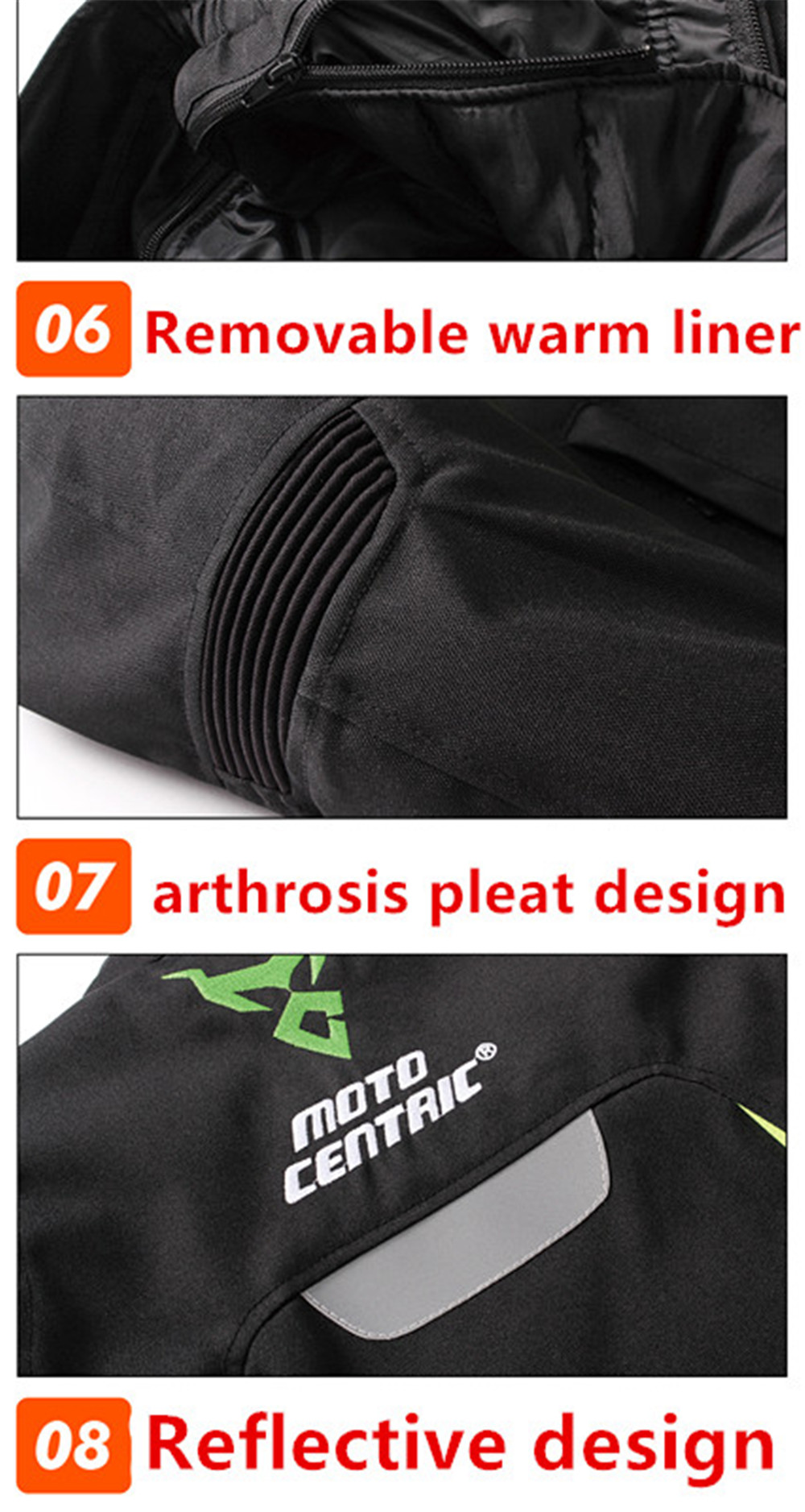 Motocentric-Waterproof-Jacket-Gear-Protection-Breathable-Keep-Warm-Reflective-Strap-1374897