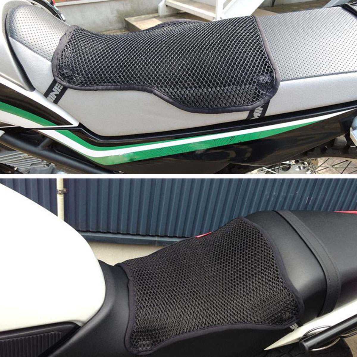 SMLXL-3D-Honeycomb-Universal-Motorcycle-Cool-Seat-Cover-Mesh-Cushion-Breathable-Pad-1530287