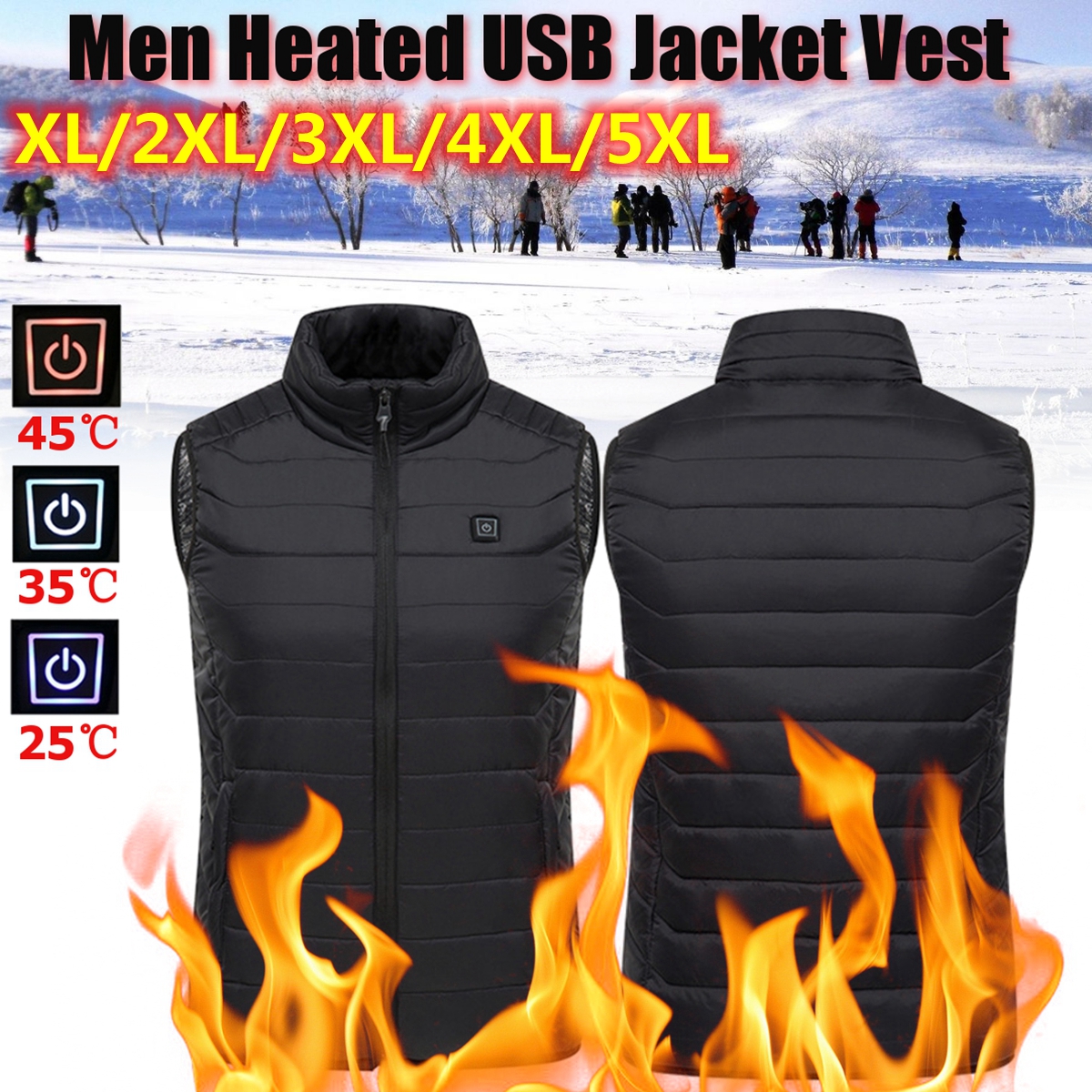 USB-Intelligent-Heating-Sleeveless-Jacket-Vest-Eiderdown-Filling-Zipper-Winter-1397769